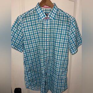 Robert Graham X Blue and White Checkered Shirt